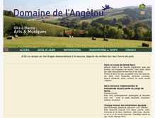 Tablet Screenshot of domainedelangelou.com